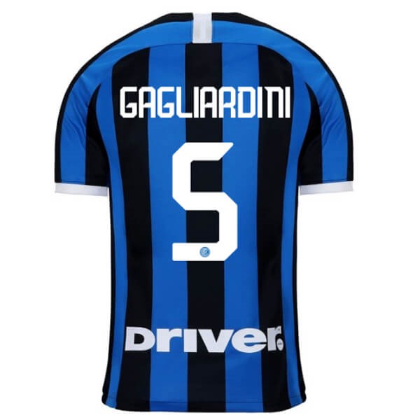 Trikot Inter Milan NO.5 Gagliardini Heim 2019-20 Blau Fussballtrikots Günstig